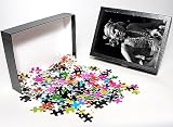 Photo Jigsaw Puzzle of NAVAJO MAN, c1913. Many Goats, a Navajo man, wearing a headband and a silver from Granger Art on Demand
