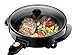 Chefman Electric Skillet - 12 Inch Round Frying Pan With Non Stick Coating, Temperature Control, Tempered Glass Lid, Cool-Touch Handles and Knob
