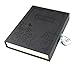 Vintage Balck Diary Notebook Journal Notepad Hard Cover With Code Lock Gift Box Black