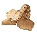 Gold Painted Wood Chickadee Bird | 1 Bird | for Indoor Decor