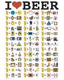I Love Beer - Mini Poster - 50x40cm - Art247 Poster Print