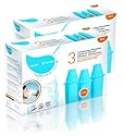 6 Wasserfilter Kartuschen Aquellness für Brita Classic PearlCo Wal und Anna