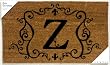 Monogram Coir Doormat Insert - Z