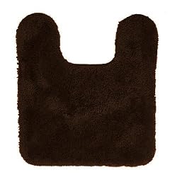 Royale Chocolate Contour Bathroom Rug