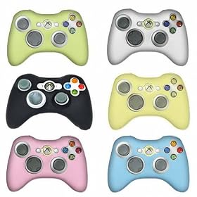 Xbox 360 Game Controller Silicone Case Skin Protector Cover (Many Colors Available)