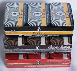 Penguin Caffeinated Mints Variety Pack- 3 Flavors X 6 Tins Per Flavor X 1.75 Oz. Per Tin (Includes 6 Tins Caffeinated Peppermint, 6 Tins Caffeinated Cinnamon, 6 Tins Caffeinated Chocolate Mints)