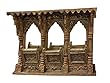 Architectural Hand Carved Rare Rustic Antique Window Jharokha India