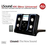 DreamGear i.Sound 4x Glow Portable Speaker for iPod and MP3 Players (Black)