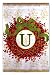 Berry Wreath Garden Flag - U
