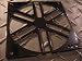 Spinner Square Single Fan Grill (black) Image