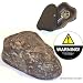 Rock Key Hider (Brown Tone) & Warning Decal Set