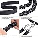 Uarter Double Dog Bungee Leash with Comfortable Soft Grip Rubber Handle,Reflective Stitching Pet Double Dog Leash Coupler