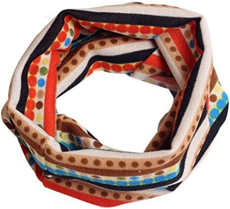 Welcomeuni Baby Children Multicolor Warm Cotton Scarf Shawl Winter Neckerchief (Orange)