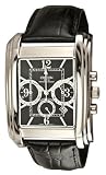 Mens Croton Leather Chrono 3 Eye Date Watch CC311211BSBK