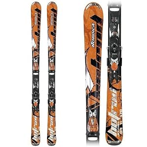 Nordica Jet Fuel Skis with N3.12 Bindings 2009 162cm by