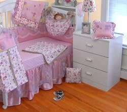 Babykins Floral Princess 12 Piece Crib Set