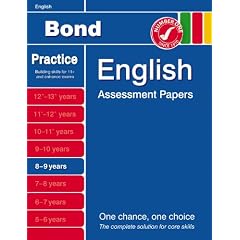 Bond Assessment Papers in English 8-9 years