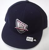 New York Nets Flat Bill Fitted Youth Adidas Hat Size 6 5/8