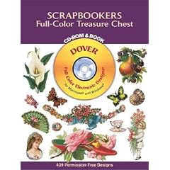 (SCRAPBOOKERS FULL-COLOR TREASURE CHEST CD-ROM AND BOOK WITH CDROM ) By Dover Publications Inc (Author) Paperback Published on (08, 2003)