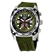 Torgoen Swiss Men's T07303 Pilot Computer Dual-Time Zone Polyurethane Strap Watch