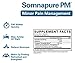 Peak Life Somnapure PM with Natural Relief from Minor Pain, 30 Count