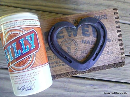 Horseshoe heart -Small size 0 horseshoe suitable for paper weight, decor or hanging
