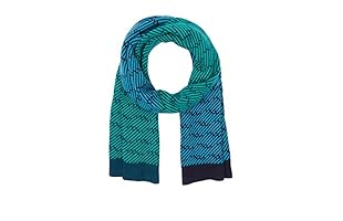 Marc by Marc Jacobs Bufanda Lana Slash Chevron (Turquesa / Azul / Verde)