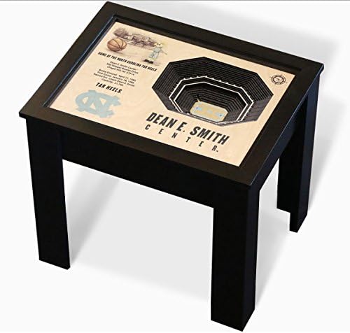 NCAA North Carolina Tar Heels BB 3D Stadium View End Table Dean Smith Center