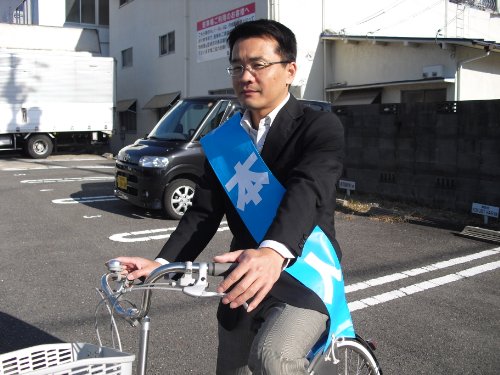 選挙用たすき［雨にも負けないすぐれもの ］