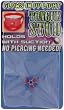 Glow in UV Light Tongue Stud - Red and Blue - Holds with Suction - No Piercing Needed!