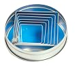 Fox Run 6-Piece Square Cookie Cutter Set