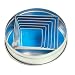Fox Run 6-Piece Square Cookie Cutter Set