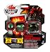 Bakugan Gundalian Invaders S3 Super Assault Bakucyclone black with 1 Bakugan Super Assault, 2 Ability Cards and 1 Metal Gate Card (#20037299)_s-1