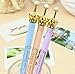 ONOR-Tech Set of 6 Lovely Cute Adorable Crown Design Ballpoint Pen Ball Pen for School, Office, Family use