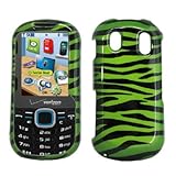 Samsung Intensity 2 U460 Green Zebra Skin Design Hard Cover Crystal Case