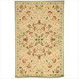 Chelsea HK330A BEIGE / GREEN 7 6 X 9 6 Oval Area Rug