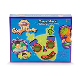 Click here to buy Cranium Giggle Gear Mega Mask with Robot, Bug, and Alien Parts by Cranium.