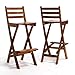 Christopher Knight Home Tundra Outdoor Foldable Wood Barstool, Natural