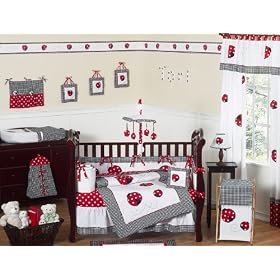 JoJo Designs Little Ladybug 9 pc crib set