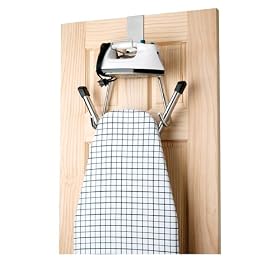 Polder 90617-90 Over the Door Iron/Board Wall Mount, White
