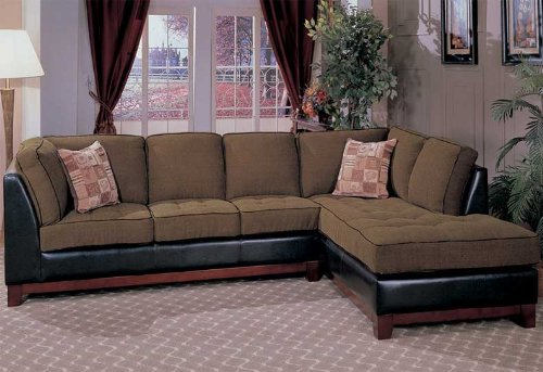 2pcs Modern Reclining Leatherette Sofa Set, #BQ-S2097P1