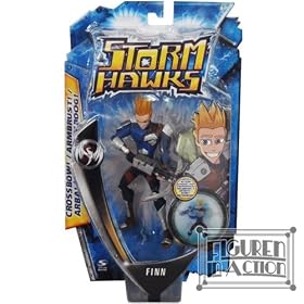 STORM HAWKS Finn Deluxe Figurine 18cm effet de lumi�re