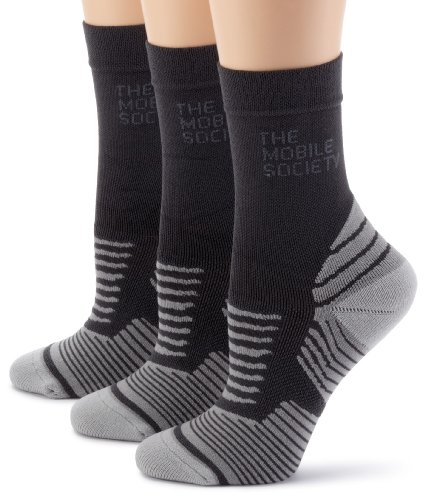 The Mobile Society Damen Funktionssocken Trekking lite, (anthrazit/grau 351), 41-43