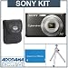 Sony Cyber-shot DSC-S980 Digital Still Camera Kit, Black with 2 GB Memory Stick, Camera Case, Table Top Tripod