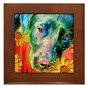 Labrador Retriever Framed Art Tile