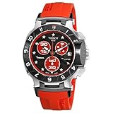 Tissot Men's T0484172705102 Nicky Hayden Limited Edition Black and Red Dial Watch