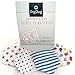 Premium Baby Bandana Bibs with Snaps- Pack of 4- Highly Absorbent Cloth Bib- Non Irritating Cotton and Fleece- Cute Patterns- Helps Feeding/ Teething/ Drooling/- Best Shower Gift for Boys and Girls