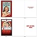 A1245 RED WHITE AND FUNNY: Assorted Box Of 10 Hilarious Birthday Cards, W/12 Envelopes (10 Designs, 1 Card Per Design)