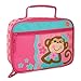 Stephen Joseph Quilted Girl Monkey Backpack and Lunch Box
