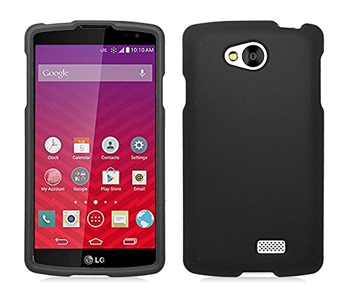 Black Protective Protex Hard Snap-On Rubberized Cover Case + Atom LED Keychain Flashlight for LG Transpyre VS810PP (Verizon Wireless) Black Protective Protex Hard Snap-On Rubberized Cover Case + Atom LED Keychain Flashlight for LG Transpyre VS810PP (Verizon Wireless)